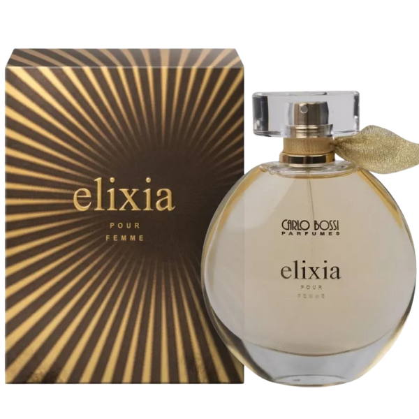 Apa de parfum pentru femei Elixia Gold, Carlo Bossi, 100 ml