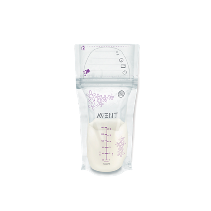 Pungi de stocare a laptelui matern Philips Avent, 25 bucati, 180 ml,…