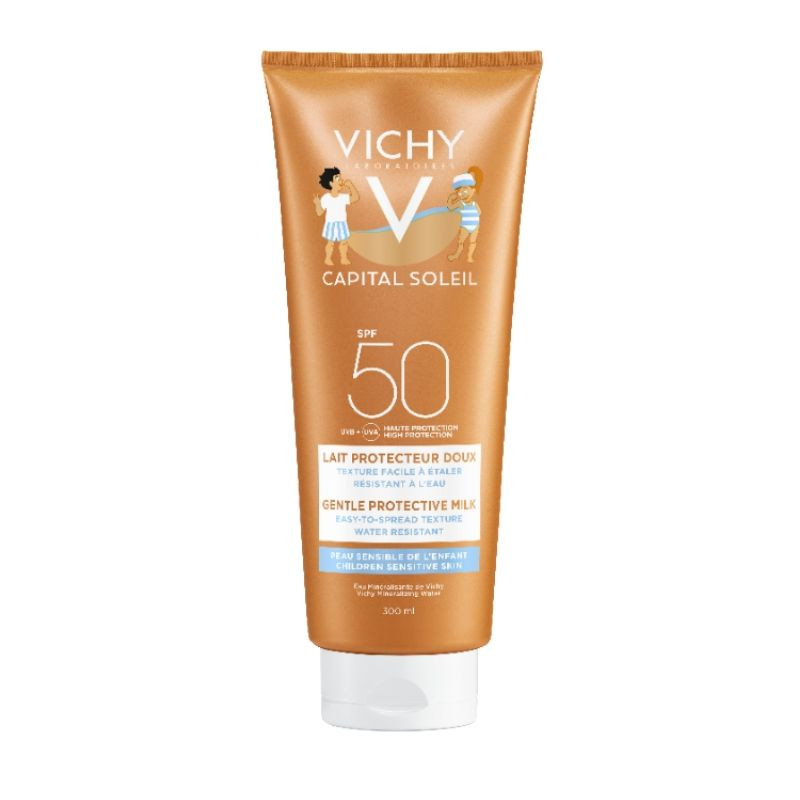 Lapte cu protectie solara SPF 50+ pentru copii Capital Soleil, 300ml,…