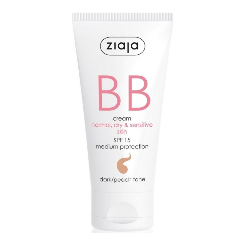 Crema BB cu SPF 15 nuanta dark pentru ten normal uscat, 50 ml, Ziaja