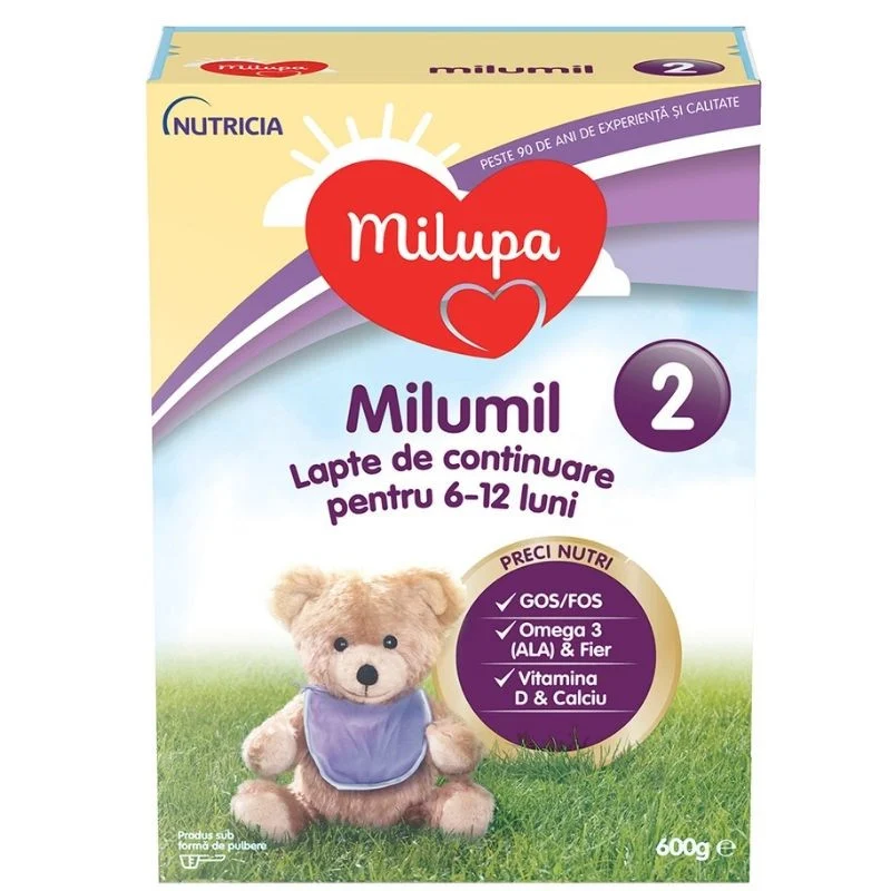 Formula de lapte de continuare Milumil PreciNutri, +6 luni, 600 gr,…