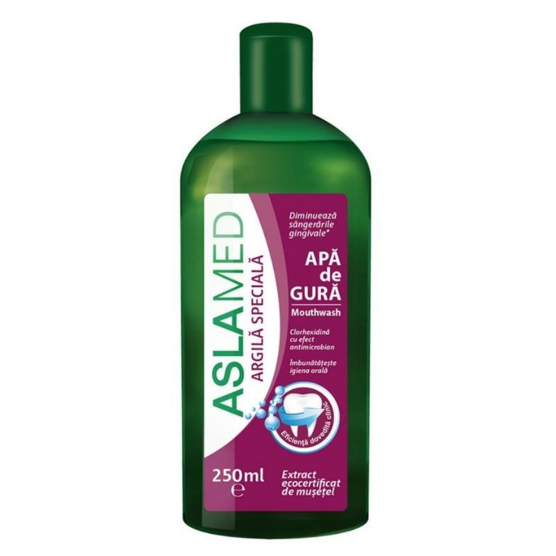 Apa de gura cu extract de musetel, clorhexidina si argila, 250 ml,…