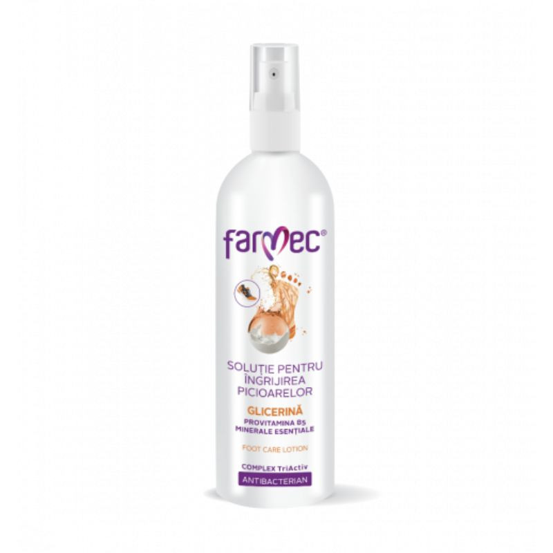 Farmec Solutie pentru ingrijirea picioarelor cu glicerina, 200ml