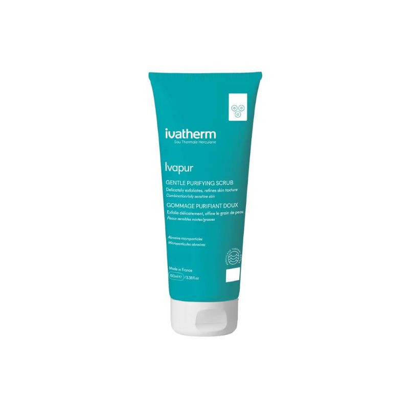 Exfoliant purifiant delicat Ivapur, 100 ml, Ivatherm