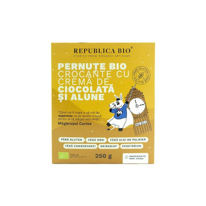 Republica BIO Pernute Bio crocante cu crema de ciocolata si alune…