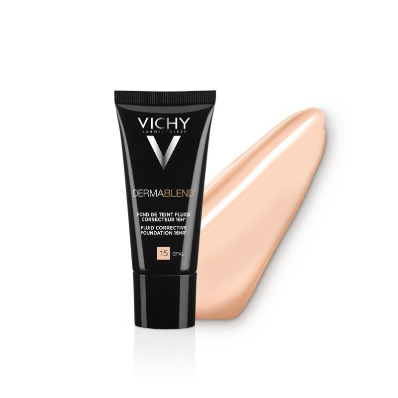 Fond de ten fluid corector SPF28, nuanta 15 Opal, Dermablend, 30ml,…