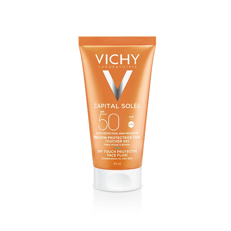 Emulsie matifianta cu protectie solara pentru fata SPF 50+, Capital…