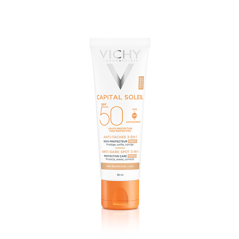 Crema colorata cu protectie solara pentru fata SPF50+ Capital Soleil,…