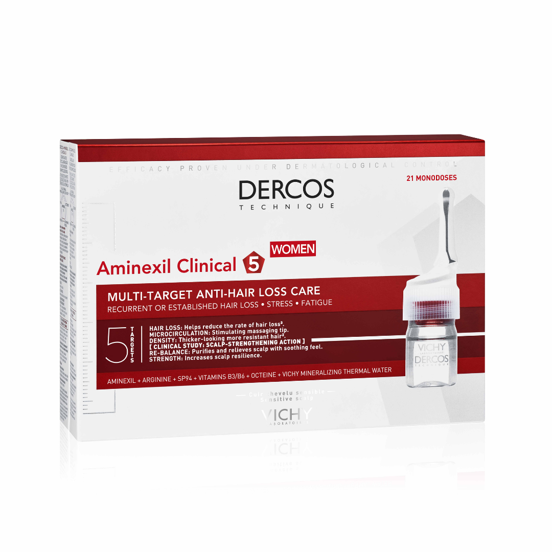 Tratament impotriva caderii parului pentru femei cu Aminexil Dercos…