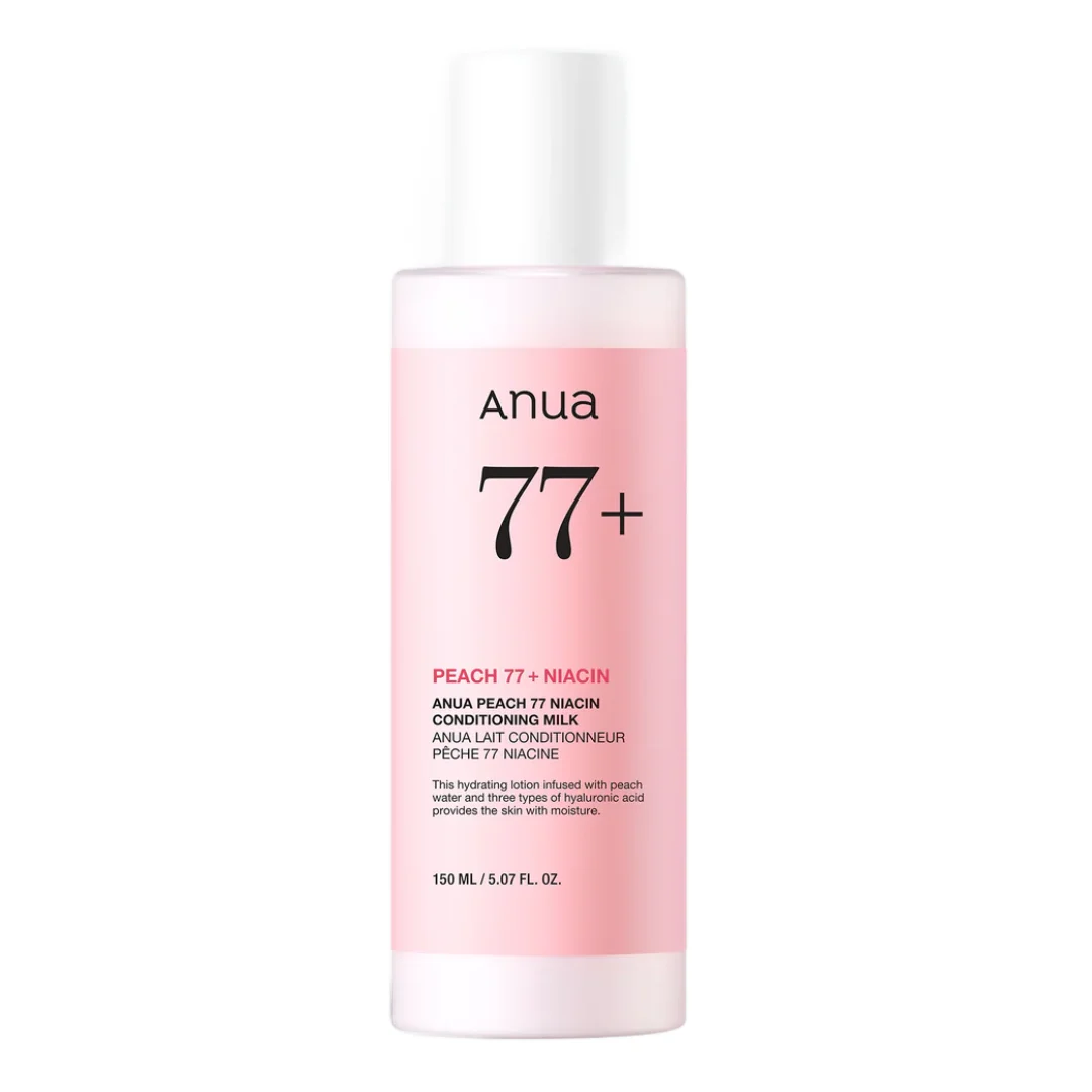 Lotiune de fata Peach 77 Niacin Conditioning Milk, 150 ml, Anua