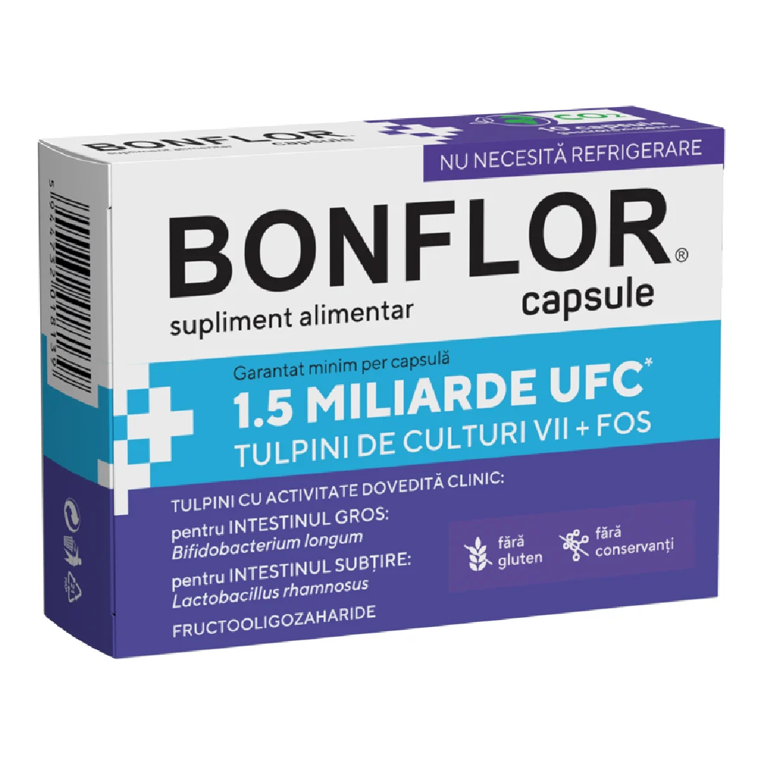 Bonflor, 10 capsule gastrorezistente, Fiterman Pharma
