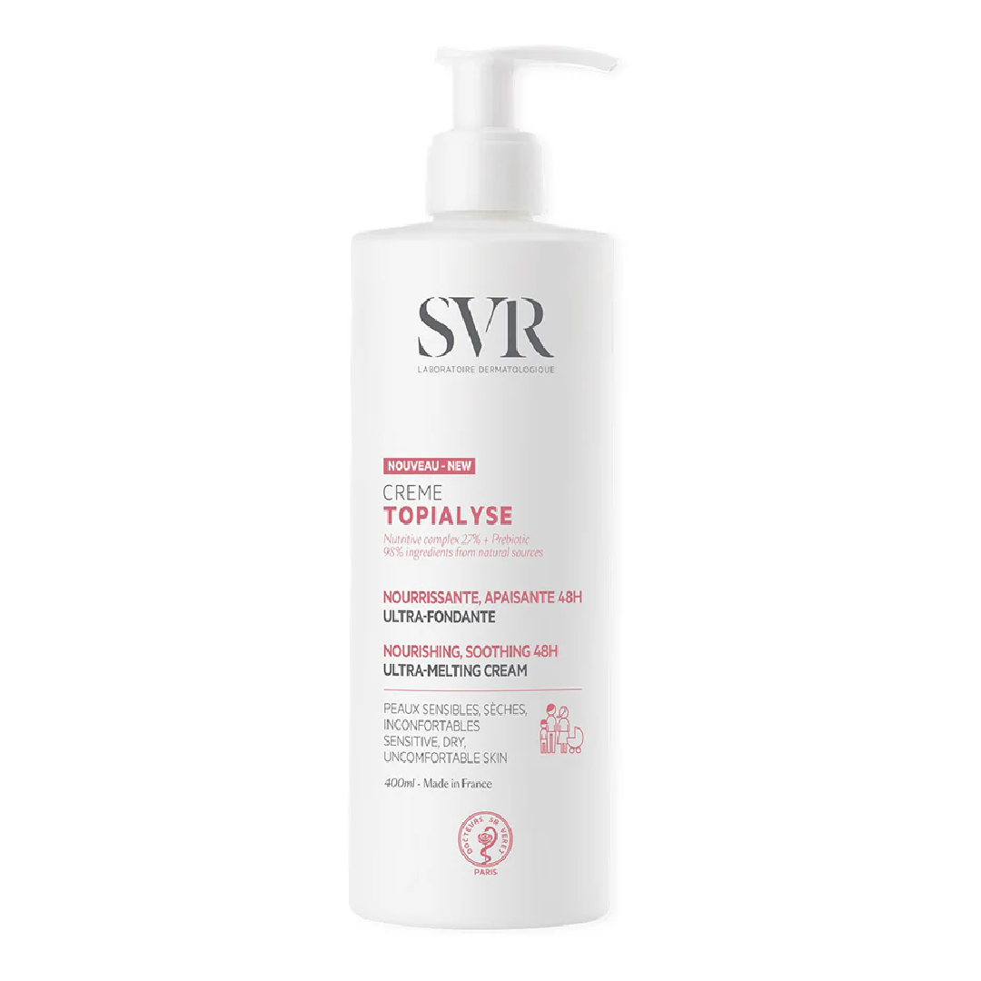 Crema emolienta Topialyse, 400 ml, Svr