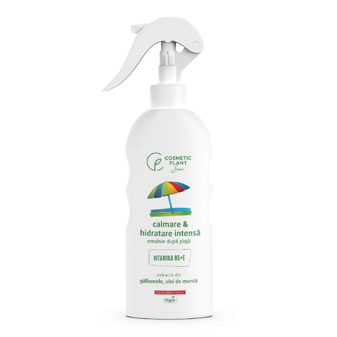 Emulsie calmanta si hidratanta dupa plaja, 200 ml, Cosmetic Plant