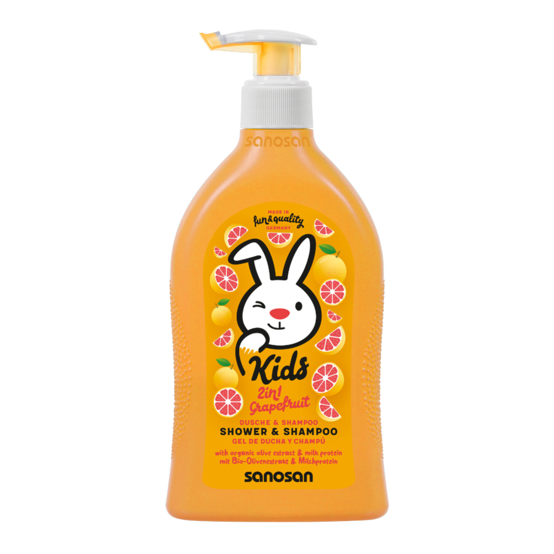 Gel de dus si sampon 2in1, 400 ml, Sanosan