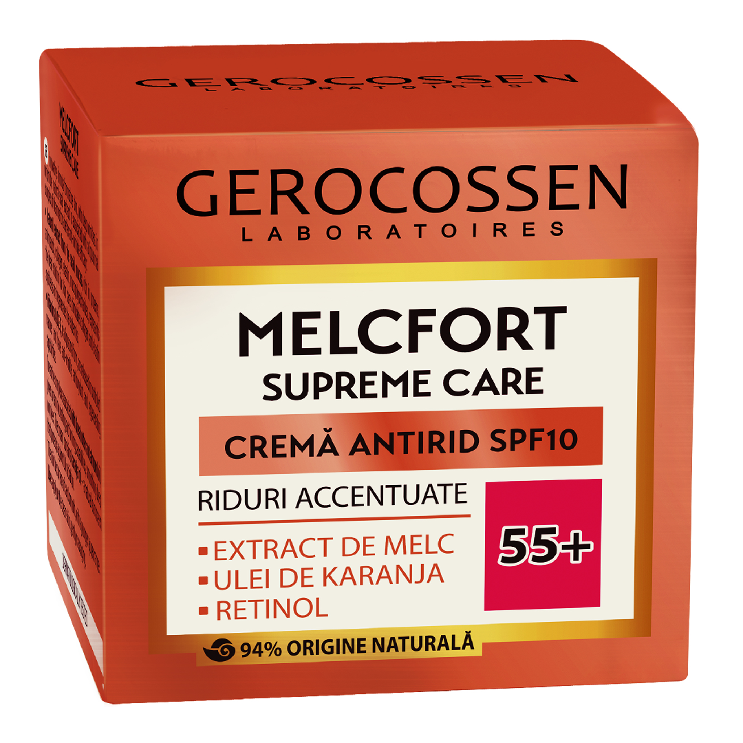 Crema antirid riduri accentuate 55+, SPF10, Melcfort, 50 ml,…