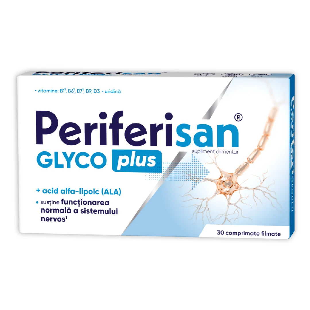 Periferisan Glyco Plus, 30 comprimate, Zdrovit
