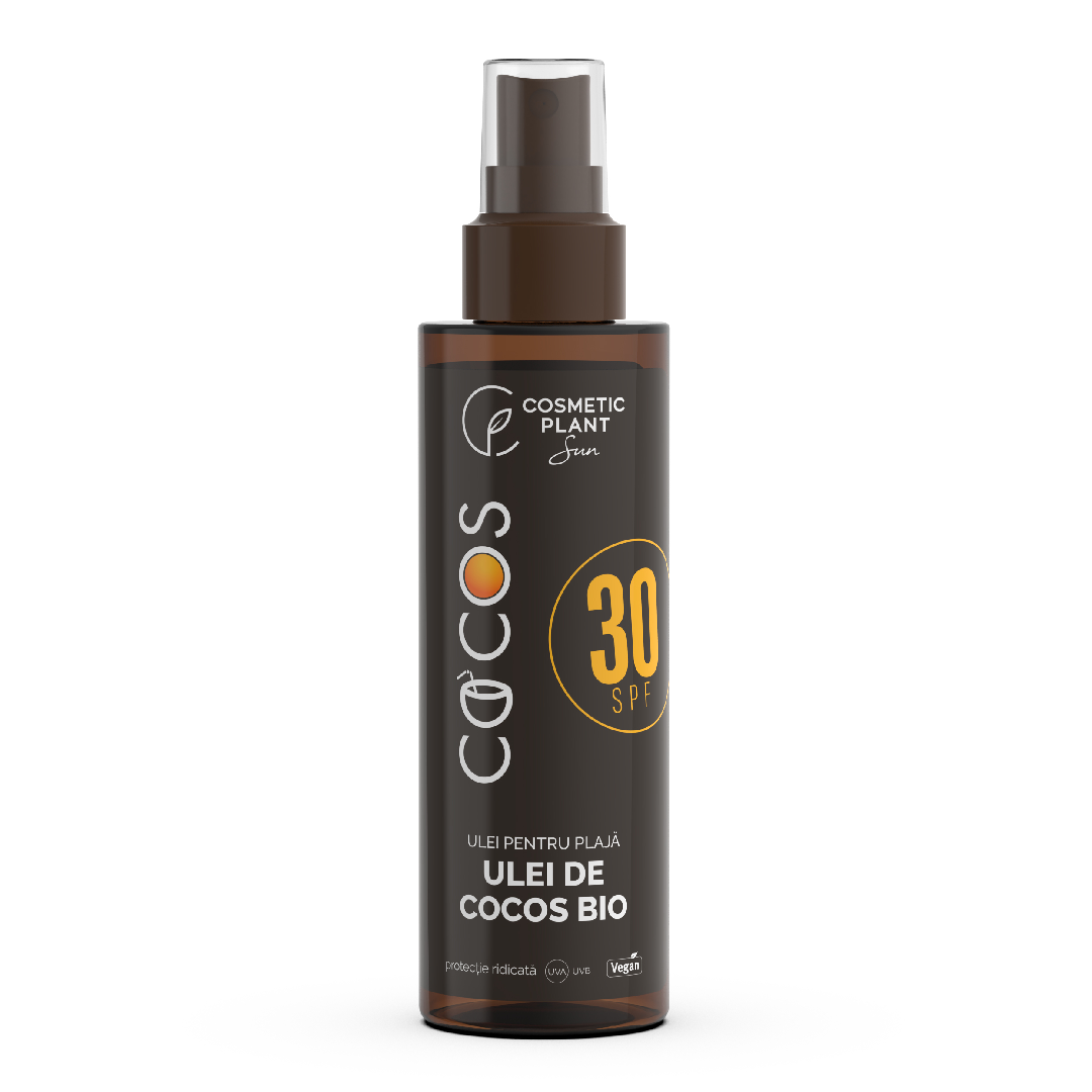Ulei de plaja cu SPF 30 Cocos, 150 ml, Cosmetic Plant